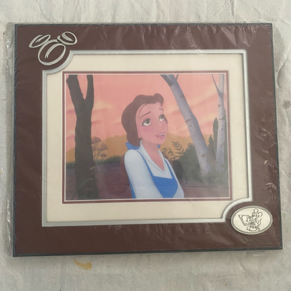 Disney’s Bonjour Belle framed lithograph art